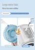 2026 Turbo Spray Handheld USB Rechargeable Fan with Strong Wind Power for Desk Use