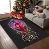 1pc Digital Printed Chair Rug for Home Office Use, Ladybug Carpet Appropriate for All Seasons, Soft Area Carpet