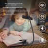 Rotating 24LED Eye-Protective USB Rechargeable Clip-On Reading Light