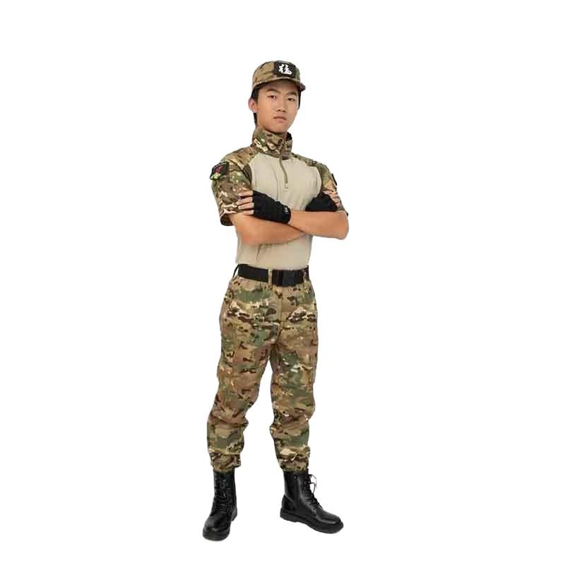 Breathable Camo Cycling Jersey Kids Men Women Training Wear