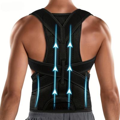 Posture Corrector For Men & Women - Back Brace For Lumbar Support And Upright - Breathable Back Straightener Back Corrector Posture Improve And Neck