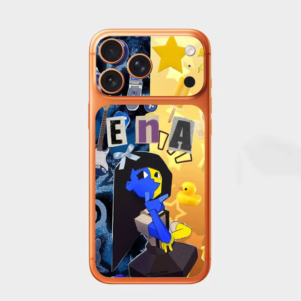 

E-Ena Graphic Joel G Ena For Apple iPhone 17Pro,17Pro Max Battry Back Cover with Camera Decal Skin Rear Protective Sticker Film iPhone17promax