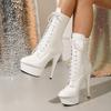 15cm Sexy Women Shoes Pole Dance Shoes Pumps Party Club Platform High-heeled Shoes Model Boots Suede Shoes