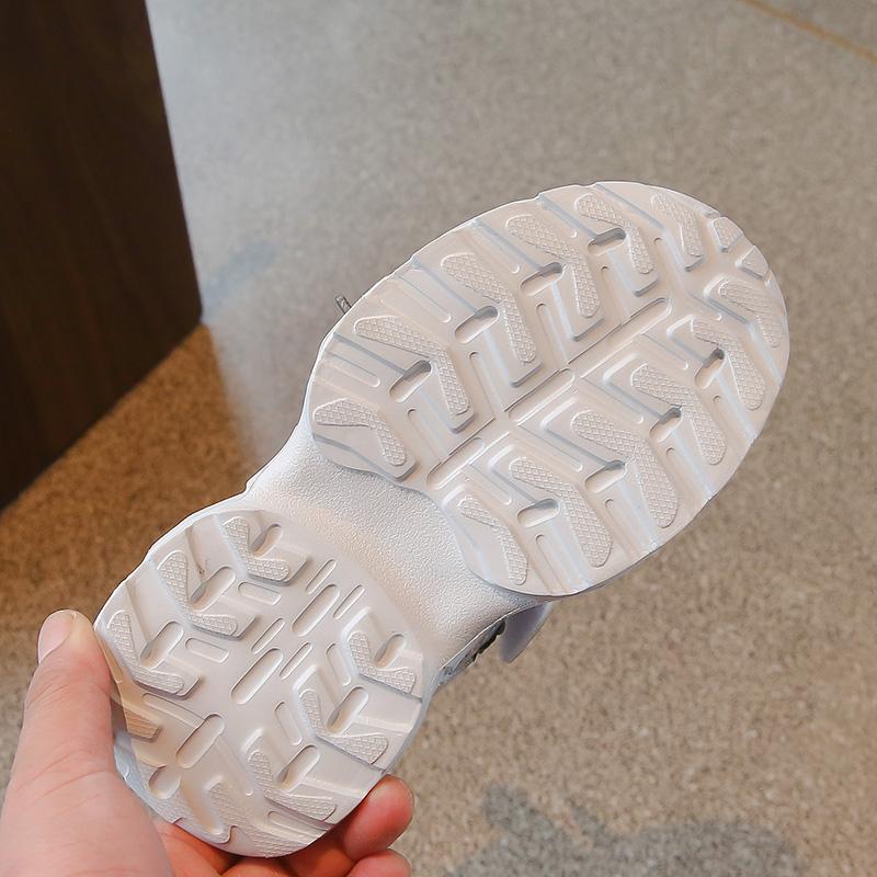 Korean Style Sport Shoes For Girls Trend Fashion Children's Sport Shoes Soft-soled Kid's Sneakers Spring Princess Running Shoes
