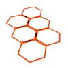 Hexagonal Rings, 6 Pieces, Matching Ring Combination
