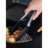 Onlycook Silicone Steak Tongs Kitchen Stainless Steel Tongs Barbecue Tongs High Temperature Resistant Anti-Scald Food Tongs Food Tongs