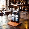 Hanging Wine Cabinet Display Stand Simple High Foot Glass Rack Hanging Glass Holder for Homes Kitchen Restaurant