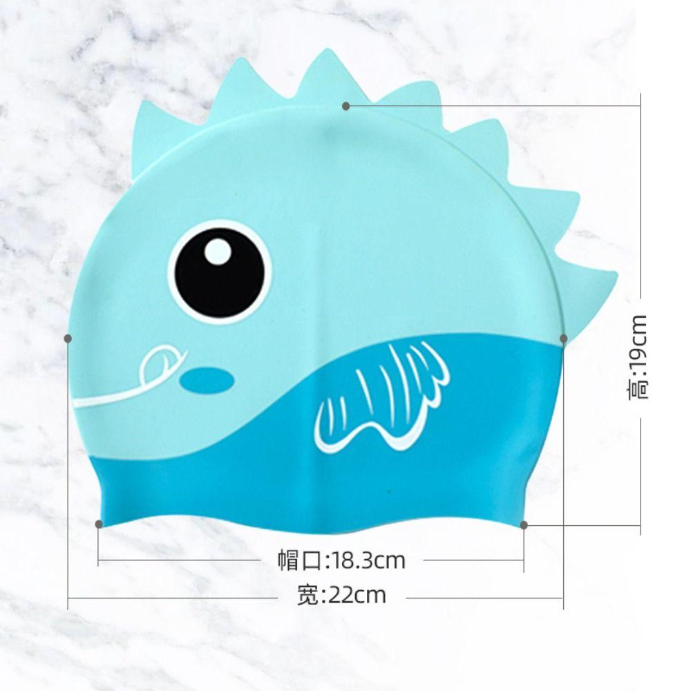 Swimming Cap Cartoon Pattern For Diving Swimming Cap Elastic Hat Swimming Hat Swim Pool Hat
