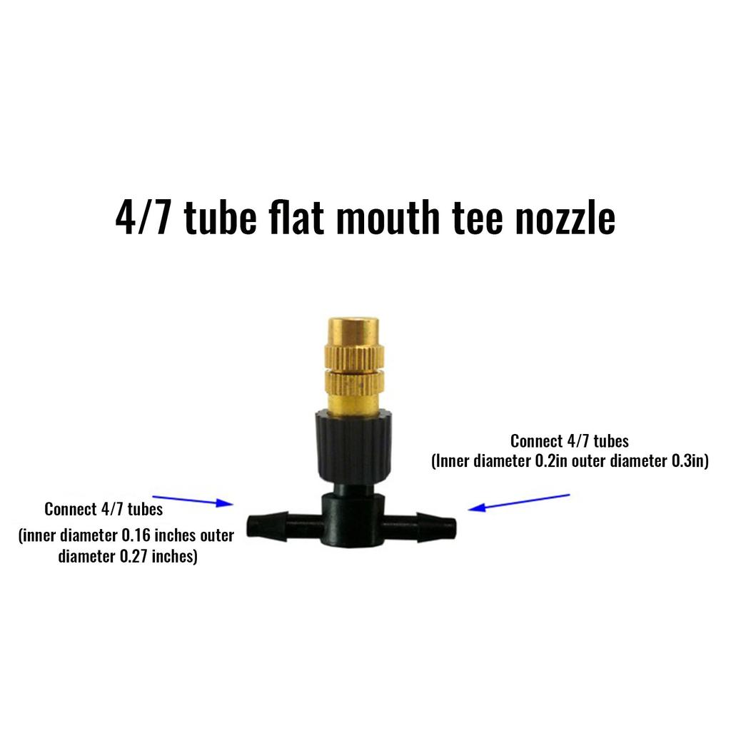 Widely Application Copper Cooling Nozzle Durable Anti Deform Irrigation Sprinkler for Gardening 10/20pcs Misting Nozzle