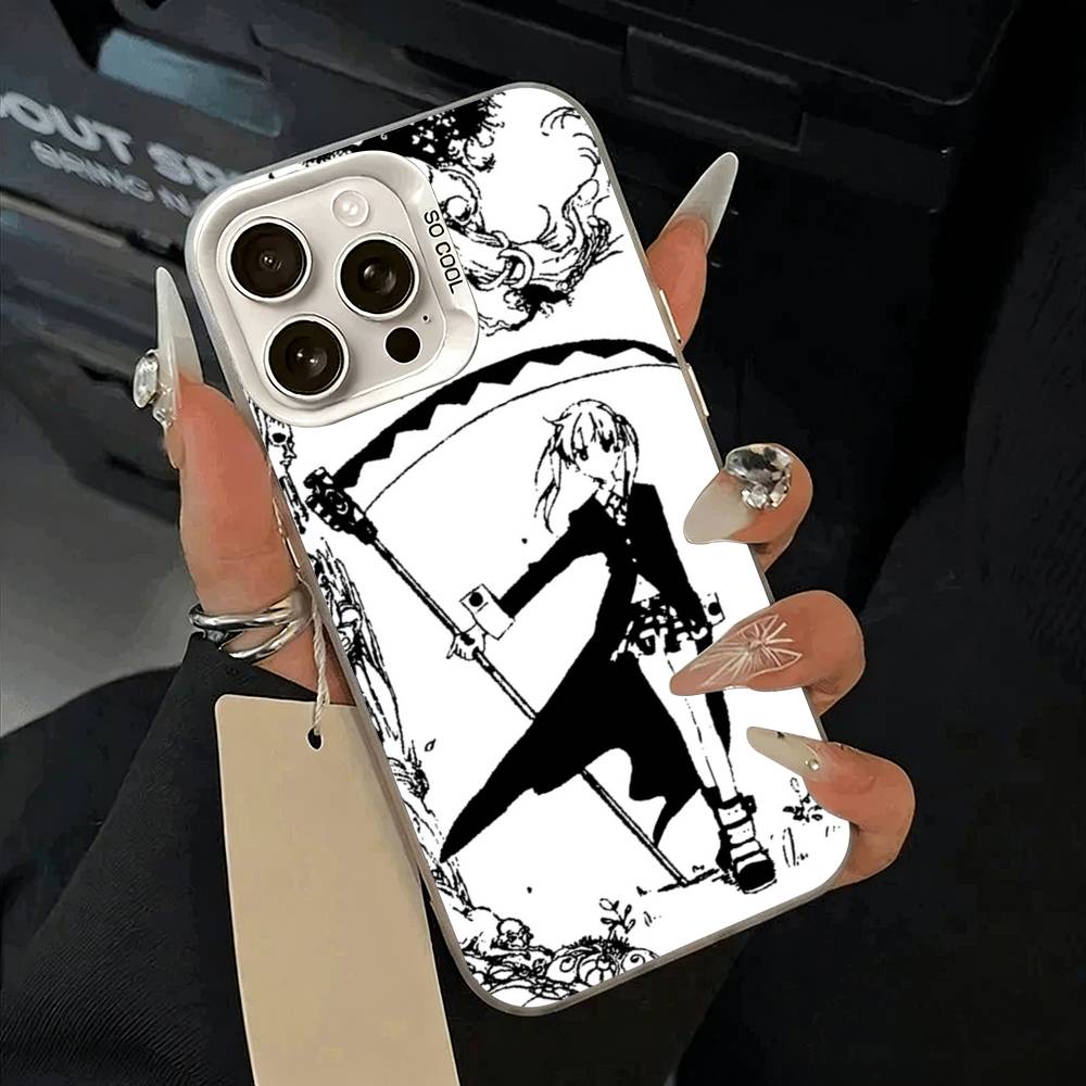 

Anime-S-Soul -E-Eater Phone Case For IPhone 17 Air 16 15 14 13 12 11 Pro Max White Sliver Hard Cover iPhone12ProMax