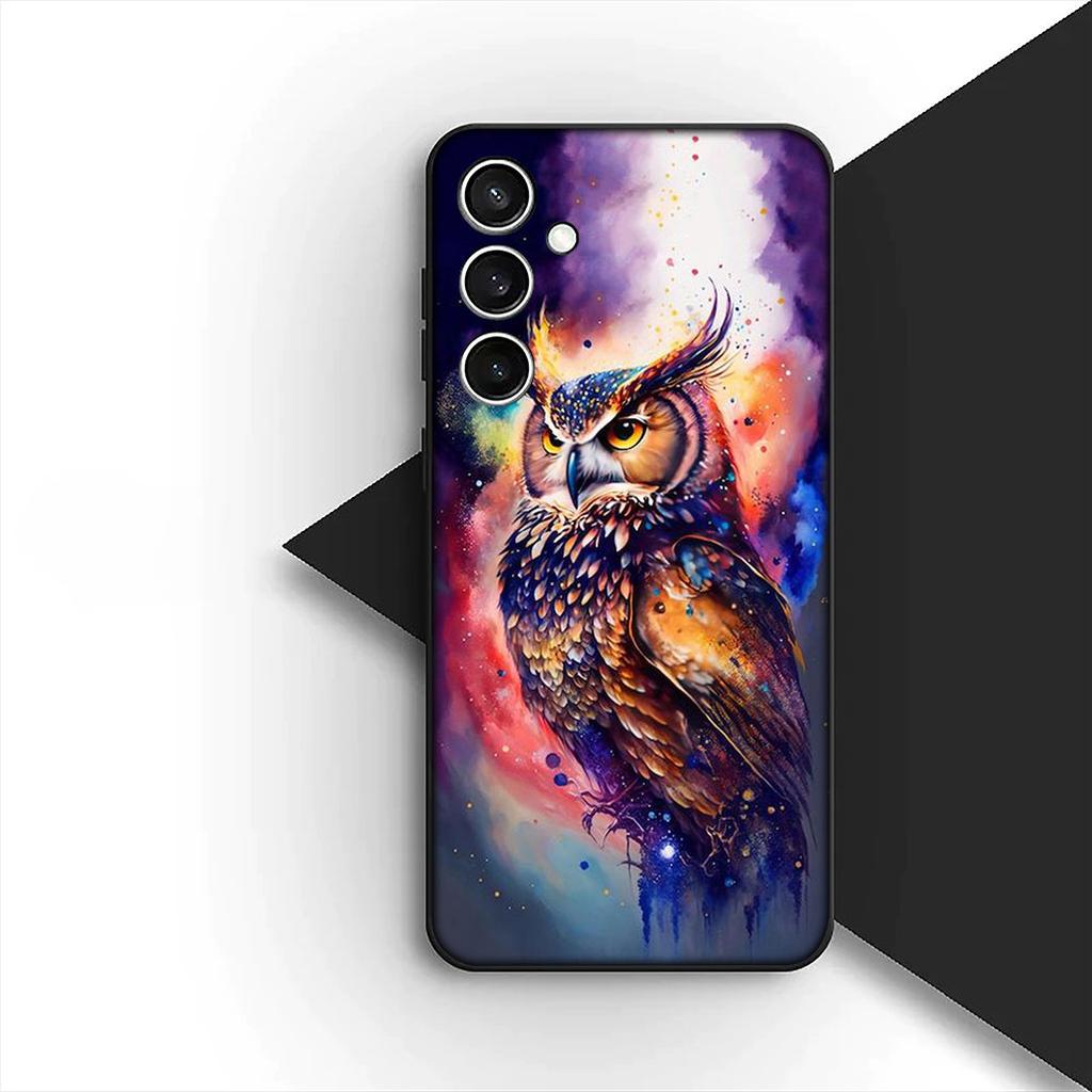 Soft Cover for Apple iPhone 12 13 Pro Max Mini ProMax X XR Air 12Pro 13Pro Casing Phone Case Wallpaper Owl Bird