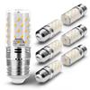 Ziomitus LED Light Bulb, E26 Base, 60W, Warm White, T-Shape, 6W, 820lm, Pack of 6