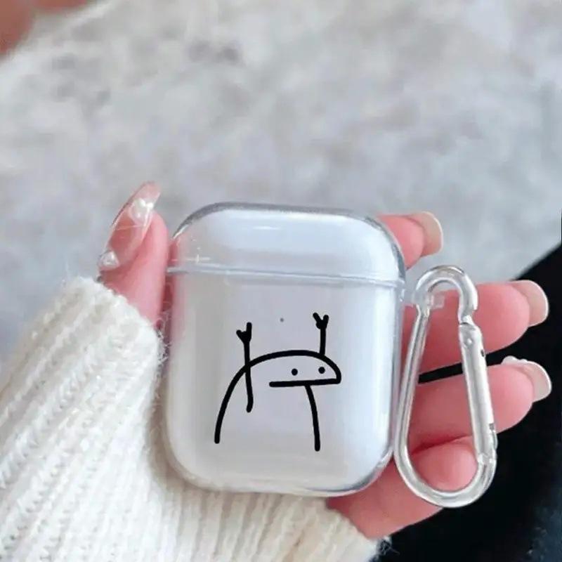 New cartoon line man for apple wireless bluetooth headset AirPods 1 /1 case AirPods Pro
