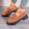 Fashion 2024 Shoes Women Plus Size Loafers Women British Style Platform Shoes Office Ladies Light Casual Designer Shoes Zapatos De Mujer