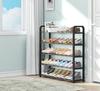 Multi-layer Assembly Simple Shoe Rack, Dustproof Storage Shoe Cabinet Dormitory Home Solid Metal Shoe Rack