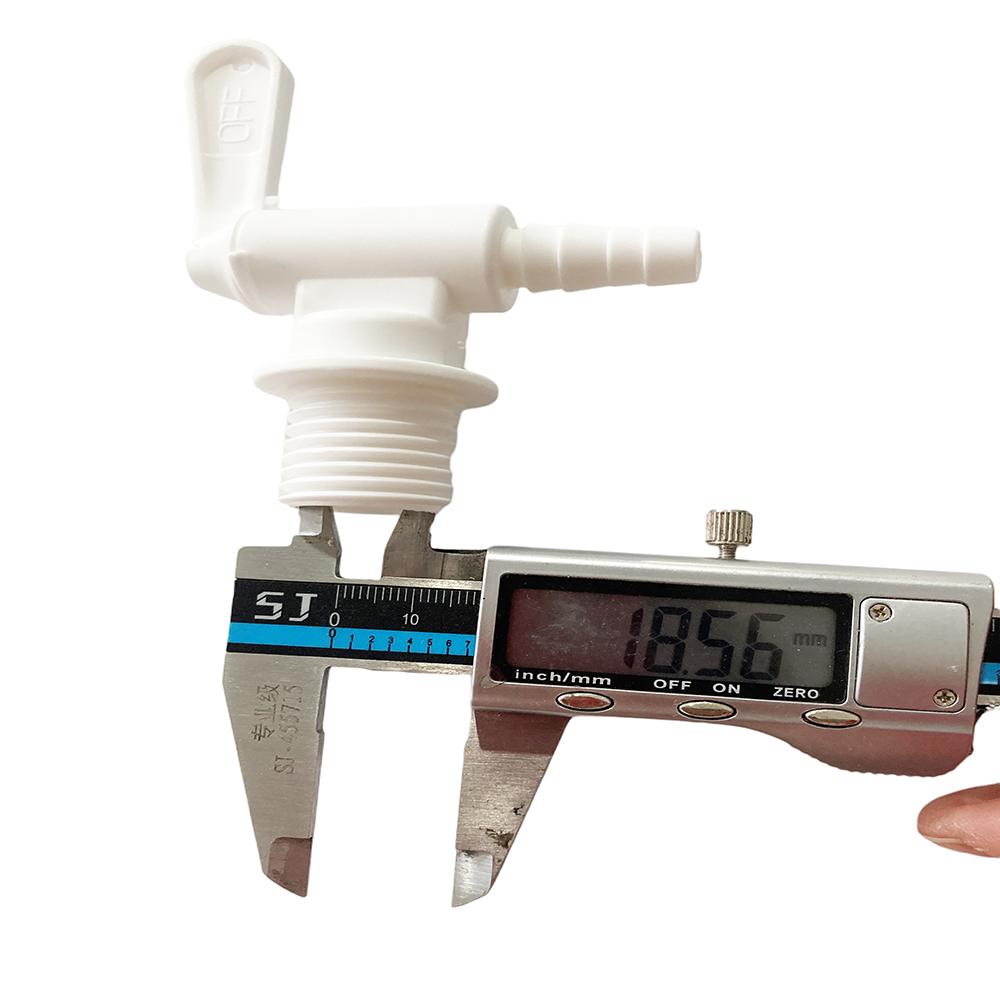 KegLand Fermenter/Plastic Bucket Tap - Adjustable Spout with Bulkhead (24mm Hole)