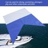 International Diver Flags Blue and White Diving Boats Flags Marker Marine Diving Warning Flags for Safety Reminder