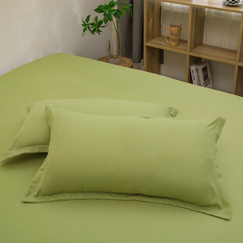 2PCS 2025 new 48 × 74cm solid color comfortable and skin-friendly pillowcase envelope pillowcase without pillow core