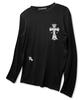 Damiswi Essential Gotisches Kreuz Langarm_Schwarz