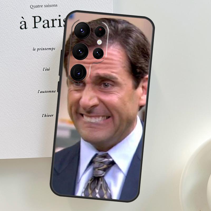 The Office Michael Scott Case For Samsung Galaxy S26 Ultra S25 S24 S23 S21 S22 Ultra S10 S20 Plus S25 FE Phone Cover