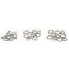 60pcs Stainless Steel Solid Fishing Figure 8 Jigging Rings Lure Tackle Accessories