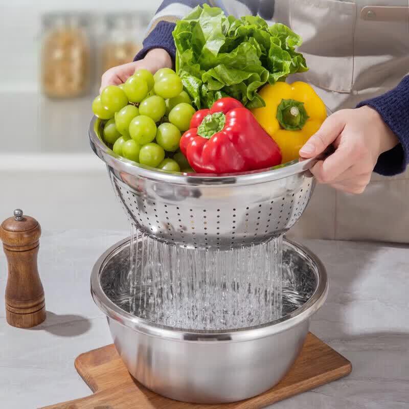 Kambach 3-Piece Stainless Steel Mixing Bowl Set