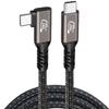 20cm Type-C Male To Male Cable Fast Charging Data Sync Cable 240W 40Gbps 8K@60Hz Short USB C Braided Cord for Phone 16