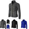 Fashionable Men's Double Breasted Medieval Jacket Perfect For Halloween Parties