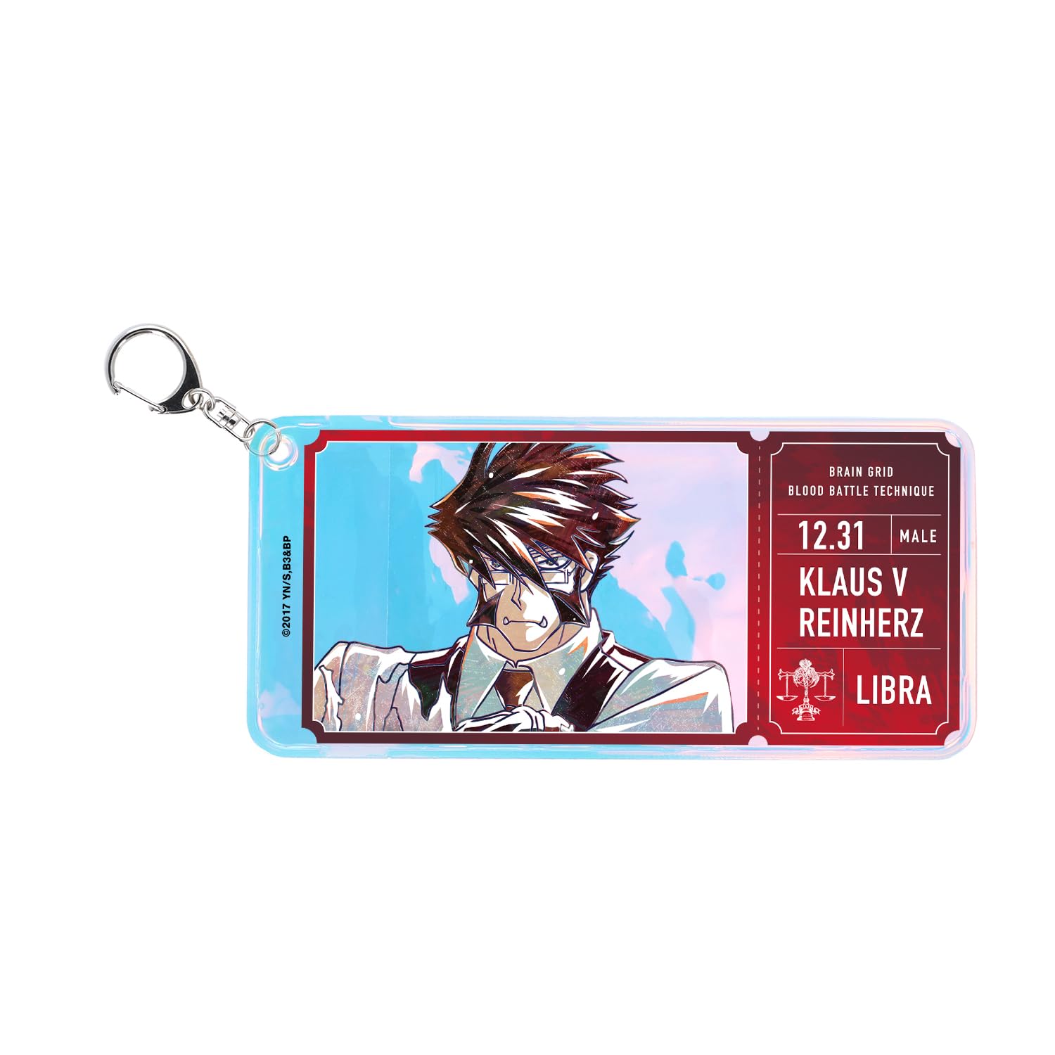 

TV Anime Blockade Battlefront Klaus V Reinherz Ani Art 4th Edition Aurora Ticket Holder Blood & BEYOND