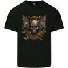 Demonic Bat Skull Satan Grim Reaper Demon Kids T-Shirt Childrens