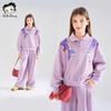 Betty Girls' Fall Casual Long-Sleeve Sweatshirt Set