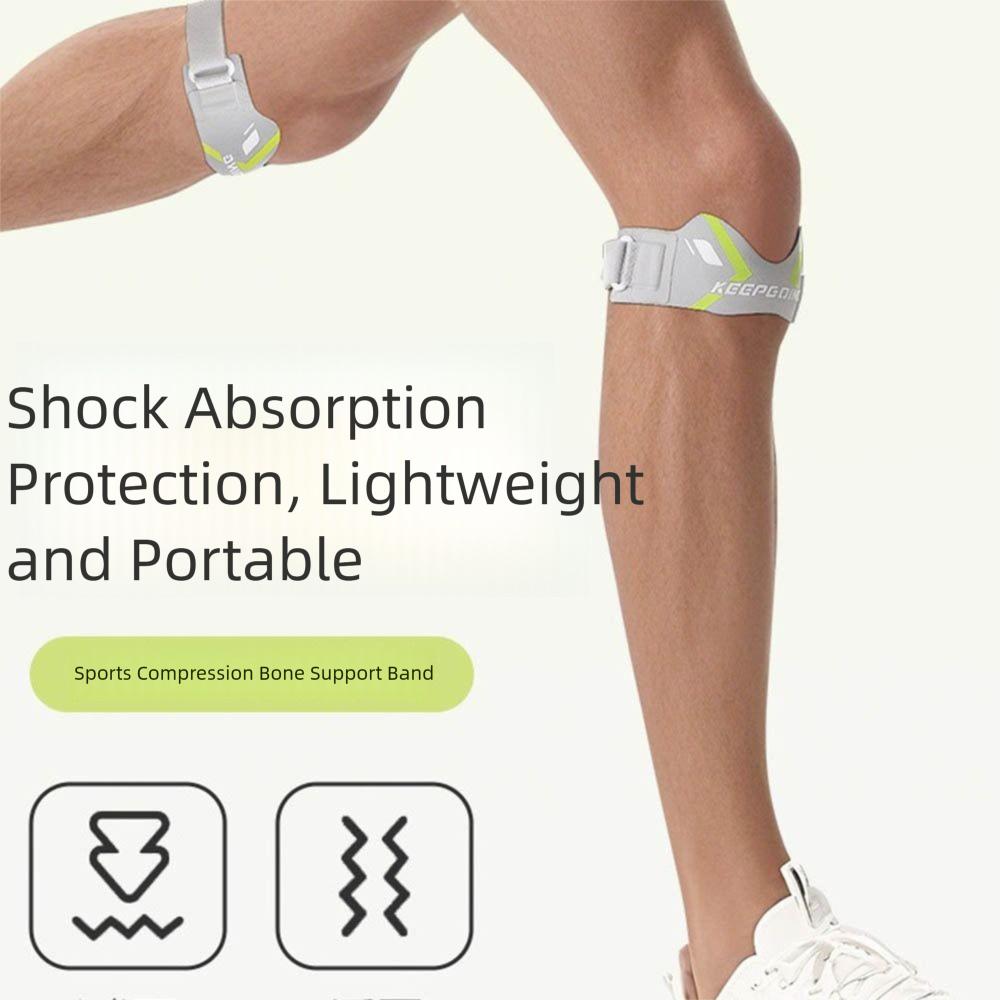 Breathable Knee Pads Patella Strap Shock Absorber Knee Patella Support  for Running,Sports