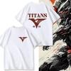 Manxing COSPA Mobile Suit Z Gundam * Titans U.C. 0087 Joint Peripheral Short Sleeve T-Shirt On Clothes Tide