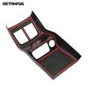 Accessories For Kia Seltos     Carbon Fiber Armrest Box Rear Air Conditioner Vent Outlet Cover Trim Car Styling