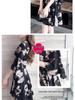 Trendiges Sommer 2019 Blumenmuster Schlankmachendes Koreanischer Stil Kleid für Frauen und Studentinnen