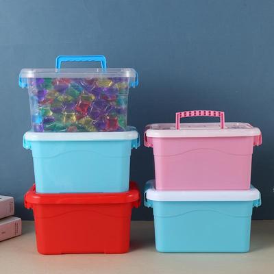 1,8 kg transparente staubdichte Aufbewahrungsbox für die Organisation von Spielzeug zu Hause