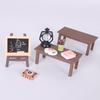 Miniature Dollhouse Rectangular Low Table Scene Model Accessories