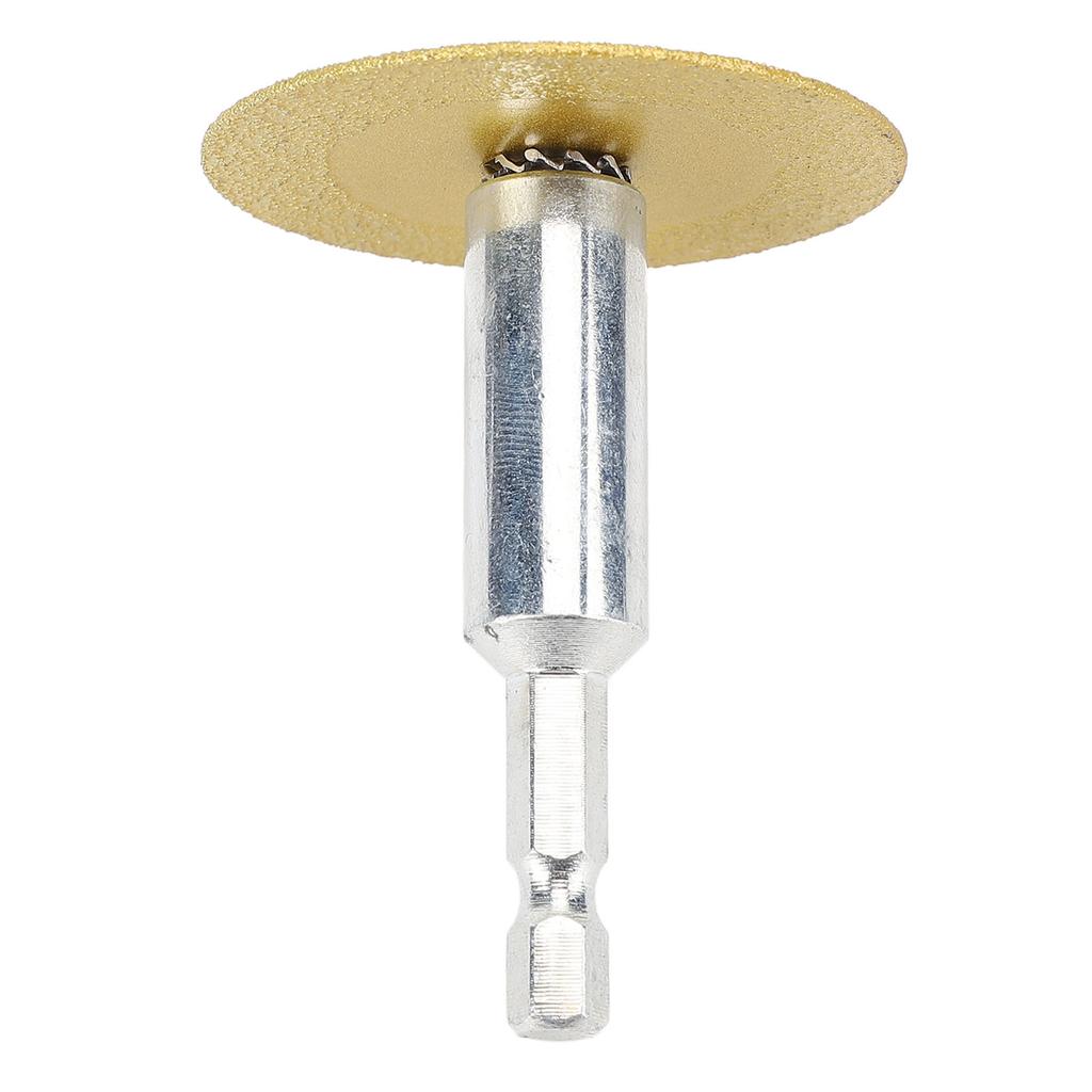 Diamond Cutting Blades Wheel with 1 4 Inch Hex Shank Carbon Steel Rotary Tool Cutting Disc for PVC Pipe Cutter 6cm Pole