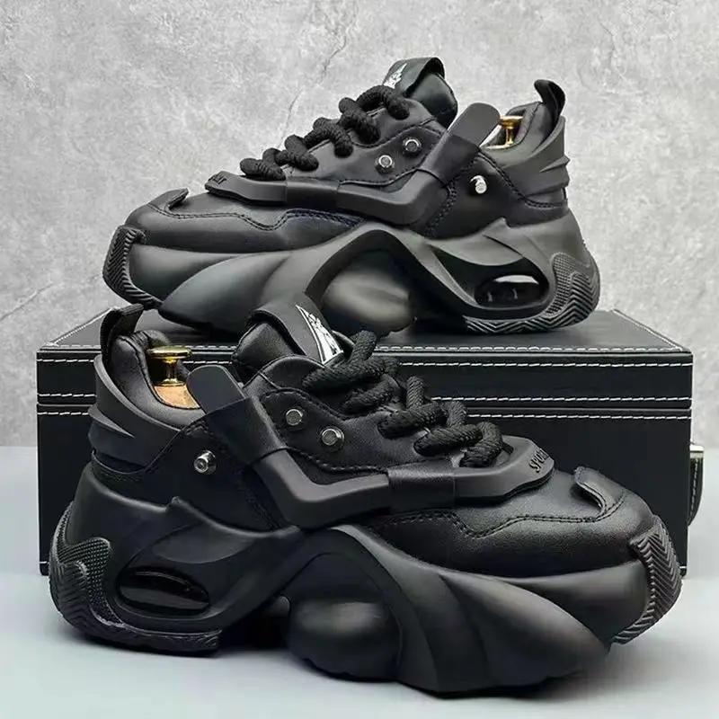 

Новая мужская высококачественная классическая повседневная обувь, противоскользящая, удобная, на толстой подошве, спортивная обувь, студенческая обувь для кампуса, кроссовки для бега 44