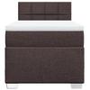 Exclusive House - Slatted Bed Base with Mattress Dark Brown 100x200 Cm