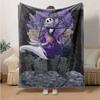 1pc, Jack Skellington and Zero: A Spooky Halloween Home Decor Blanket Bedroom, Living Room, Travel, Camping, Car