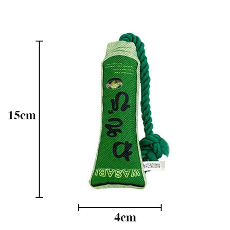 

Dog Toy Bite-Resistant Molar Rod Bichon Corgi Teddy Puppy Small Size Dogs Pet Supplies Puppy Relieving Stuffy Handy Gadget Mustard Sounding Paper Toy