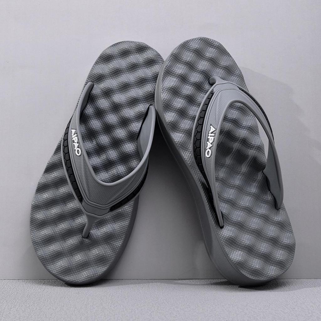 Men's Anti-Slip Massage Flip-Flops for Outdoor Beach Wear