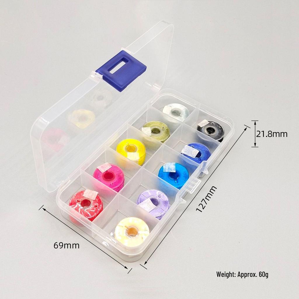 Egret Fly 200D Fly Tying Thread Set - 25 Colors for Lure and Fly Fishing