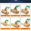 Thickened Copper Ball Valve 1/4" 3/8" 1/2" Double Male Thread, Pagoda Pneumatic Air Pump Bleed Valve