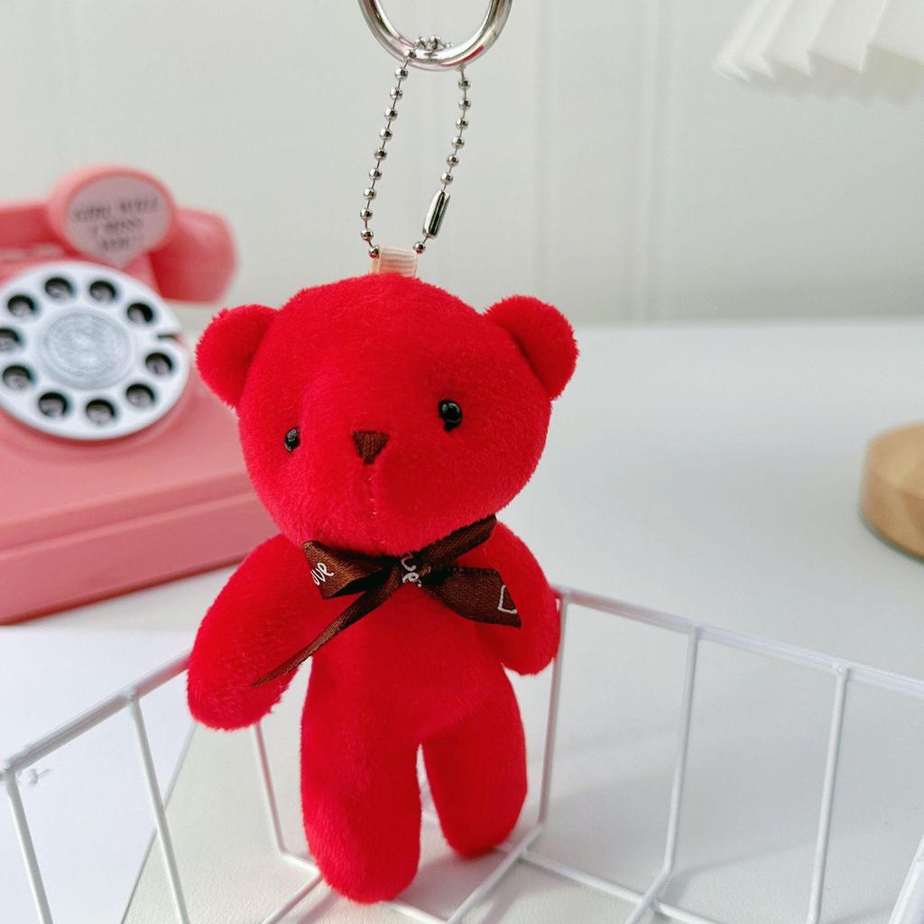 Teddy Bear Rag Doll Plush Pendant