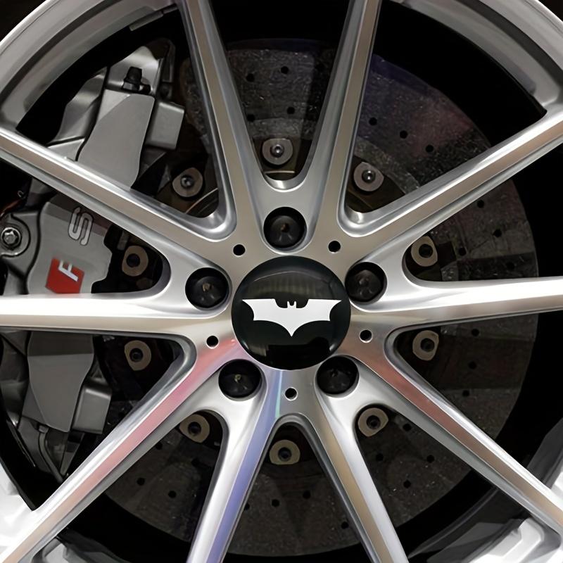4ks nálepky s odznakom stredového krytu náboja auta so vzorom Bat pre Honda Mazda Benz BMW Toyota Ford Dodge Chevrolet a ďalšie príslušenstvo na úpravu auta