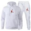 Novo Conjunto de Moletom Esportivo Masculino Estilo Europeu-Americano Outono/Inverno