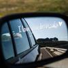 Rückspiegel Aufkleber Spiegelaufkleber für Autos Ich Liebe Dich Fahre Sicher Emblem Aufkleber für LKW Stoßstange Fahrzeuge Außendekor