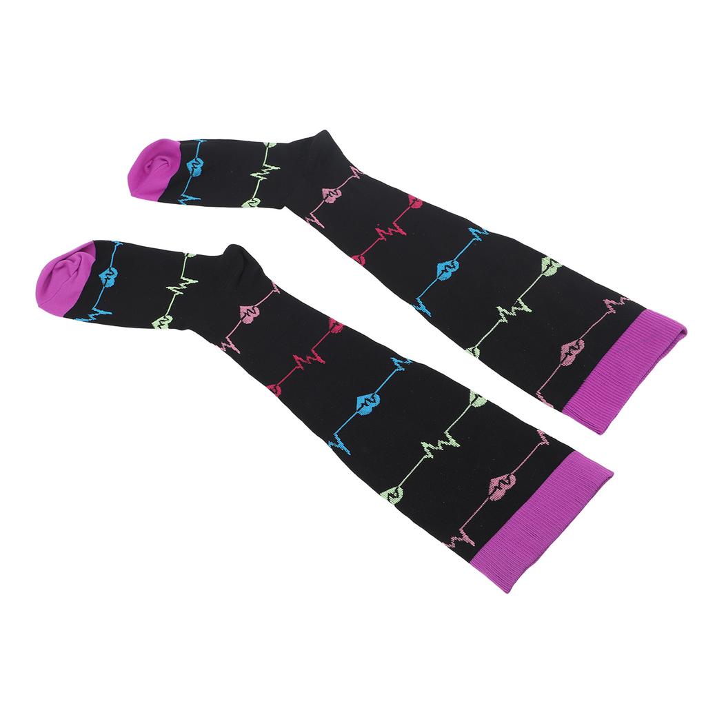 1 Pair Compression Socks for Athletes Nurses Increase Circulation Muscle Recovery Sports Compression Socks for Running
